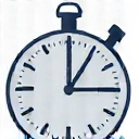 Icône de sablier pour le gain de temps